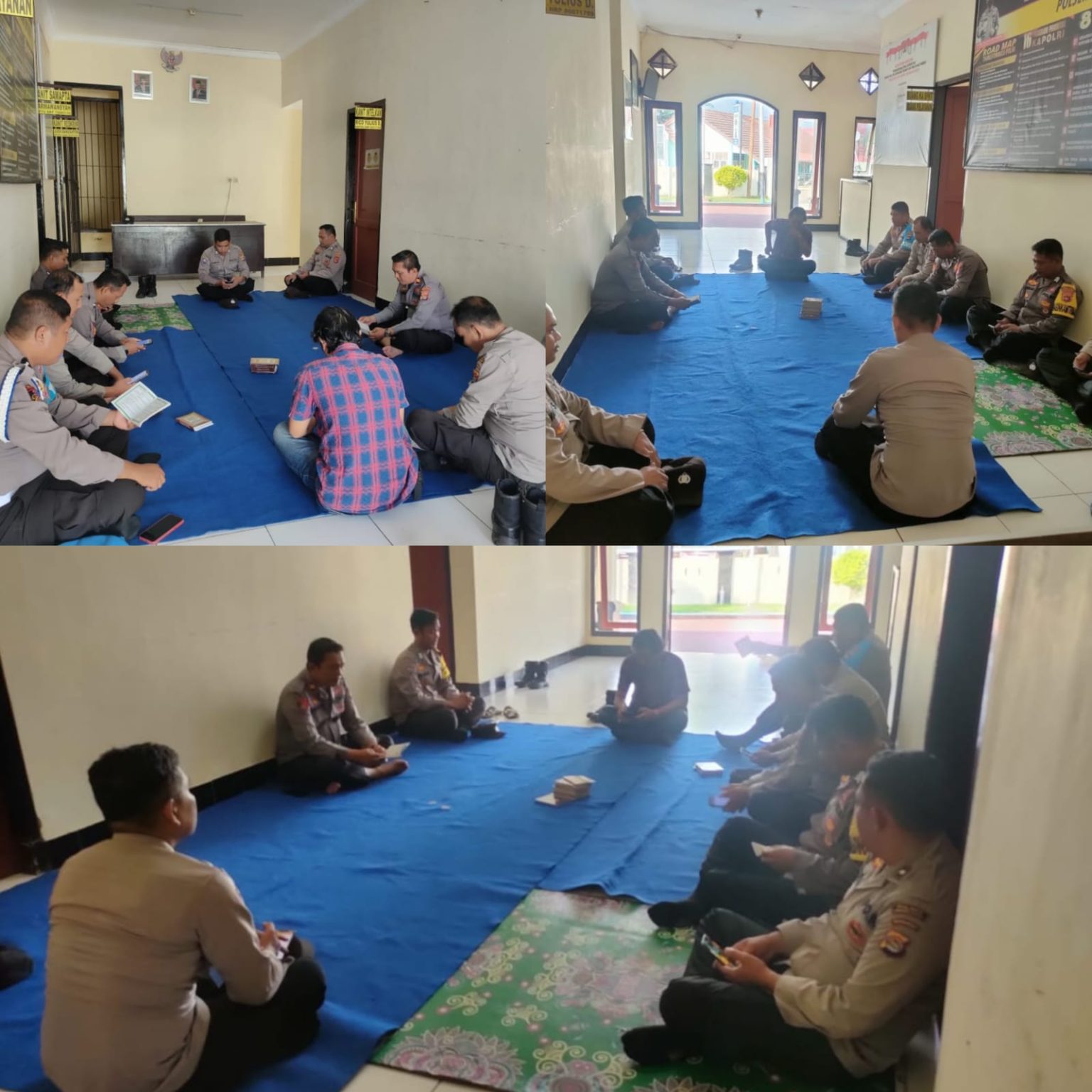 Kapolsek Seteluk Pimpin Binrohtal Untuk Lebih Meningkatkan Keimanan dan Ketaqwaan Personelnya