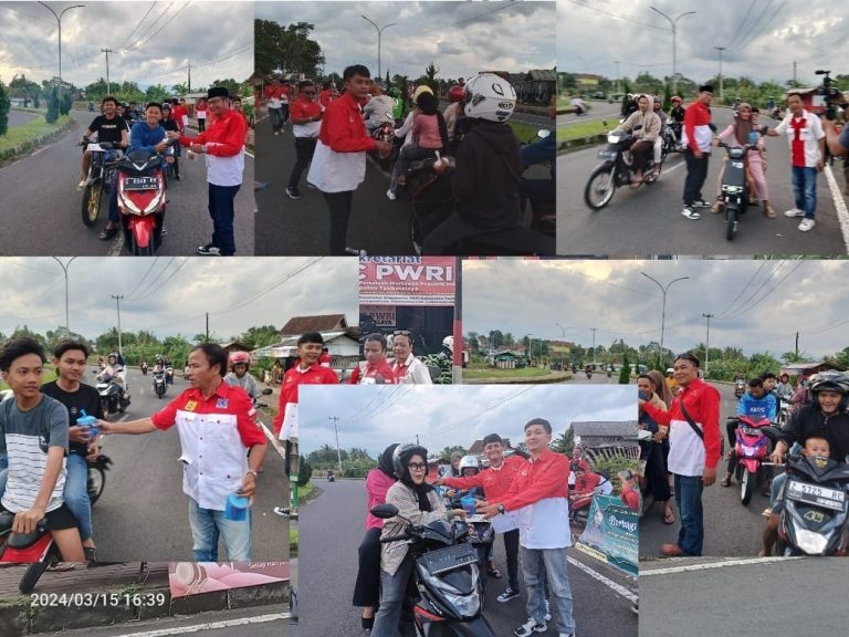 Ramadhan Bergembira, DPC PWRI Kab Tasik Bagi-Bagi Takjil Ke Pengguna Jalan
