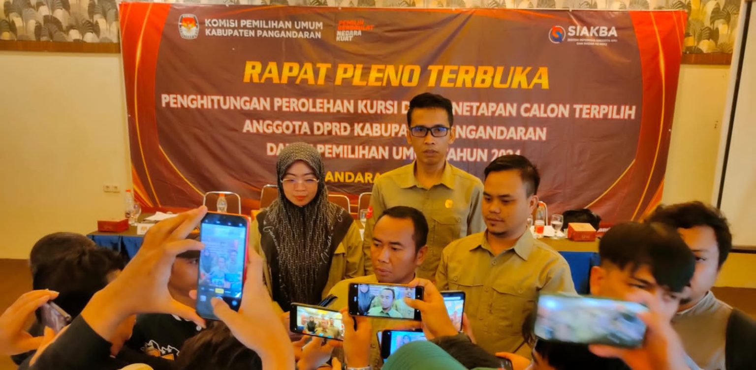 KPU Pangandaran Tetapkan Calon Terpilih Anggota DPRD Pangandaran Pemilu 2024