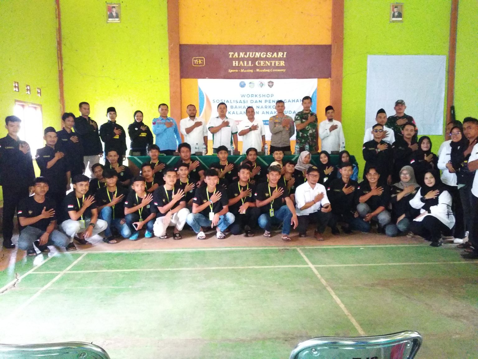 Guna Mencegah Bahaya Narkoba, Pemdes Desa Tanjungsari Gelar Pelatihan Pencegahan Bahaya Narkoba Untuk Generasi Muda