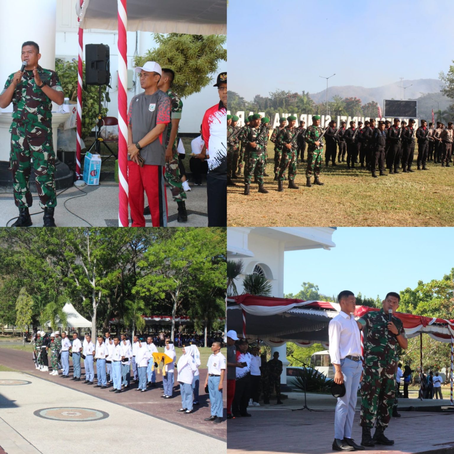 Dandim 1628/Sumbawa Barat Turun Langsung Cek Persiapan Jelang Puncak HUT RI ke-79