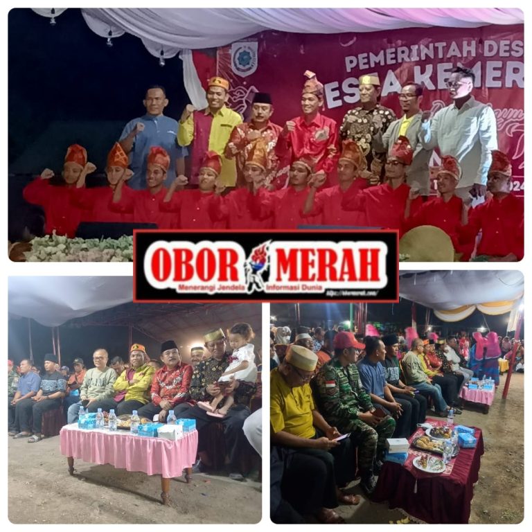 Danpos Ramil 1628-02/Maluk, Hadiri Resepsi Memeriahkan HUT Kemerdekaan RI Ke -79 Tahun 2024 di Desa Maluk