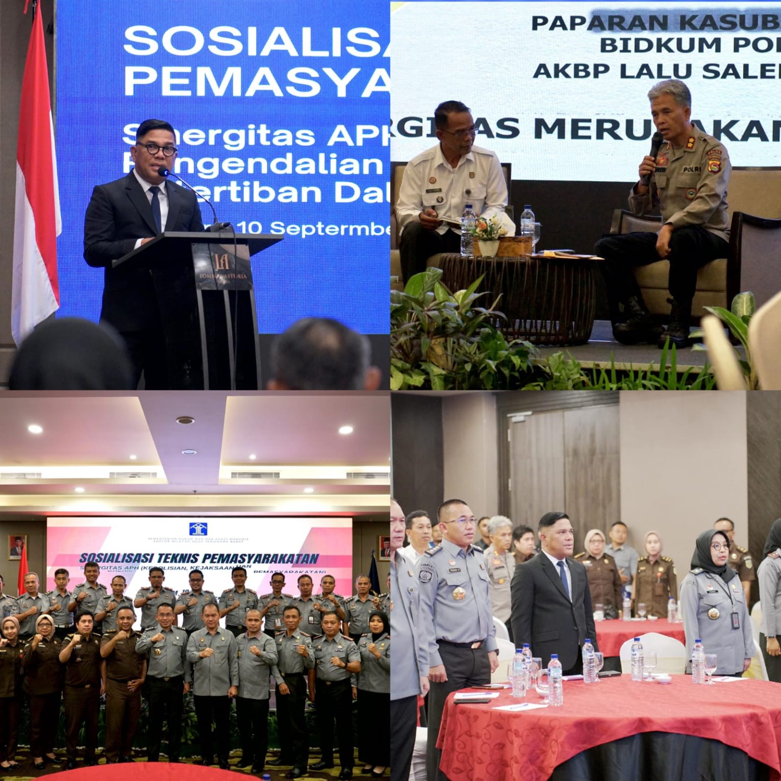 Perkuat Sinergi dan Kolaborasi antar APH, Lapas Sumbawa Besar Hadiri Sosialisasi Teknis Pemasyarakatan