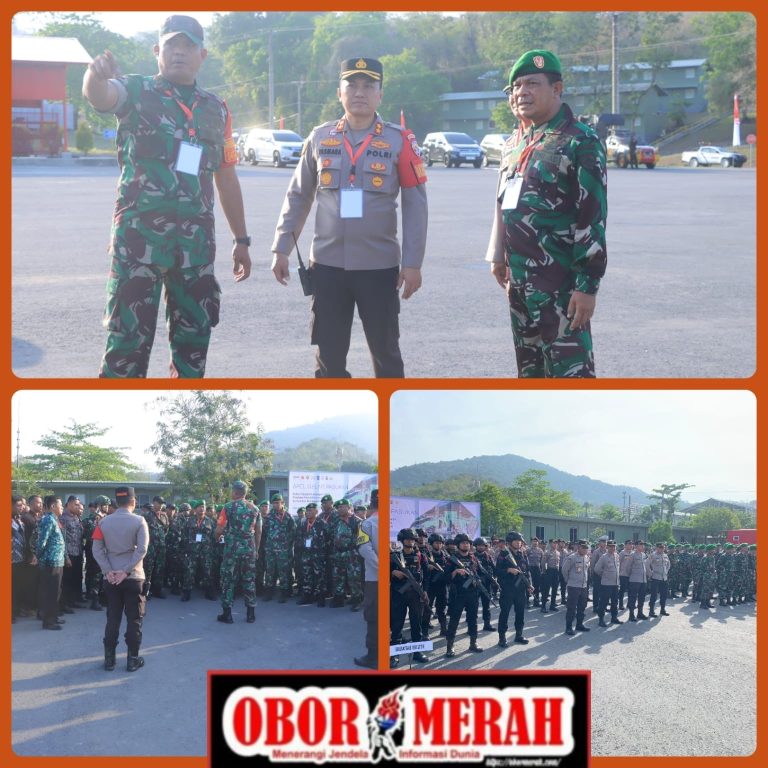 234 Personil Polres Sumbawa Barat Terlibat Dalam Pengamanan VVIP Kunjungan Presiden Ke PT. AMMAN