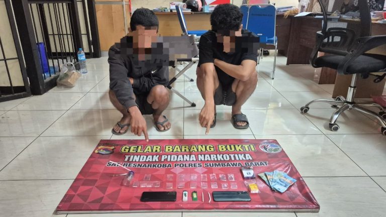 Sekongkol Bisnis Sabu Dua Pria di Taliwang Ditangkap Polisi
