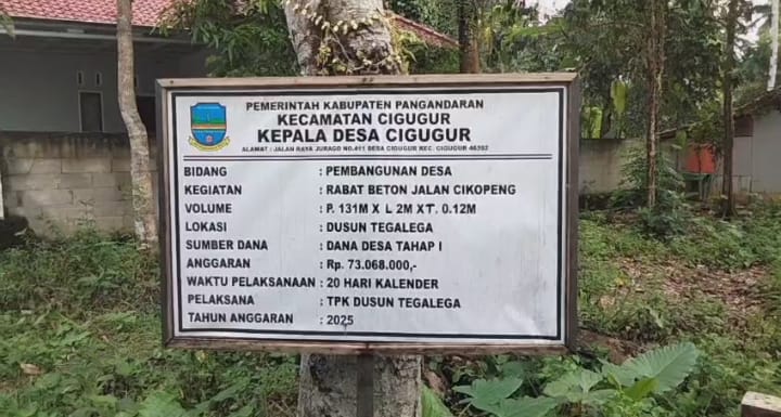 Plt Kades Cigugur Bohongi Warga Soal Pengelolaan Dana Desa, Janji Transparan Ternyata Wadul, Ditemui Wartawan Malah Ngacir
