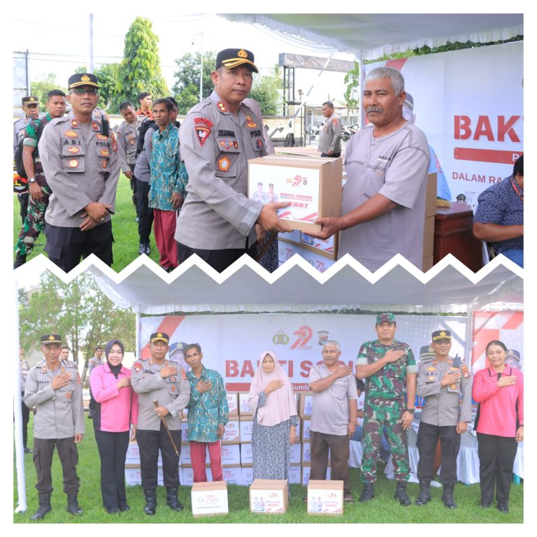 Kapolres Sumbawa Barat Pimpin Bhakti Sosial dan Bhakti Kesehatan, Hadirkan Pelayanan Langsung untuk Masyarakat