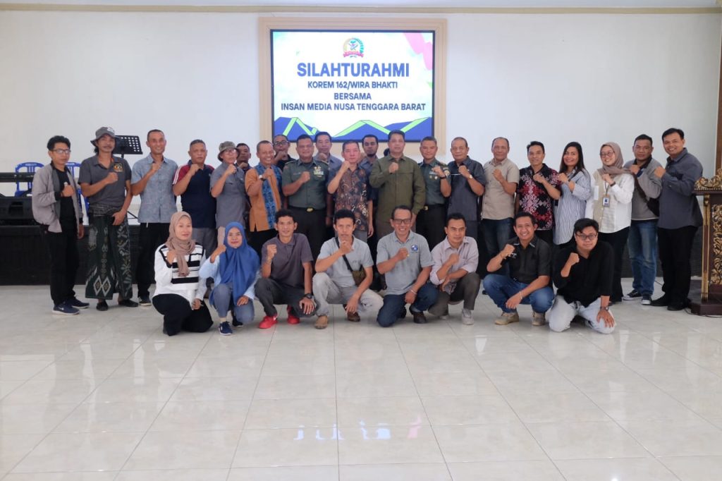 Korem 162/WB dan Media NTB Bangun Sinergi untuk NTB yang Aman dan Maju