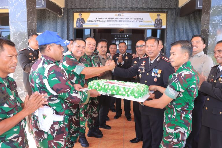Kejutan Manis Dandim 1628/SB di Hari Bhayangkara ke 79 untuk Polres Sumbawa Barat, Simbol Kuatnya Sinergitas TNI–Polri