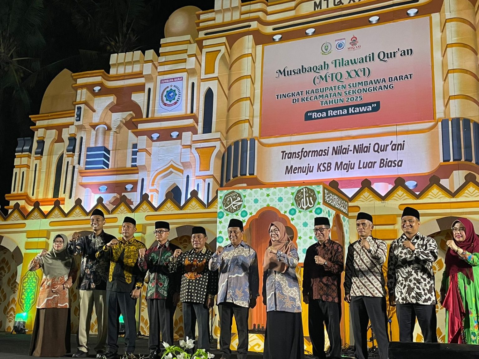 Bupati Sumbawa Barat Beri Motivasi dan Apresiasi pada Penutupan MTQ di Kecamatan Sekongkang
