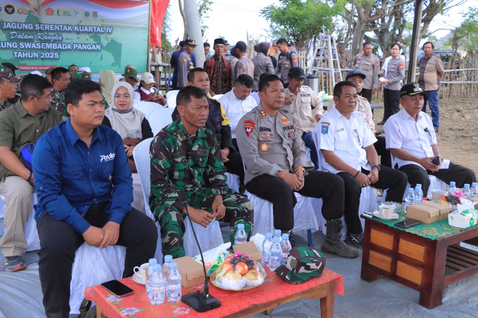 Penanaman Jagung Serentak Kuartal IV, Polres Sumbawa Barat Dukung Swasembada Pangan