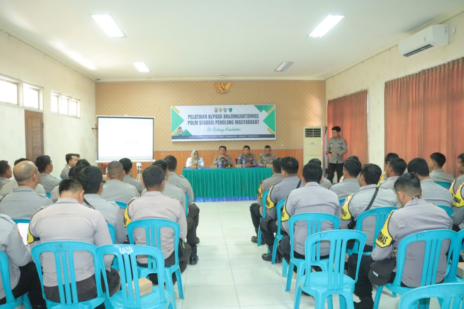 Bag SDM Polres Sumbawa Barat Gelar Pelatihan, Bhabinkamtibmas Siap Jadi Penolong di tengah Masyarakat