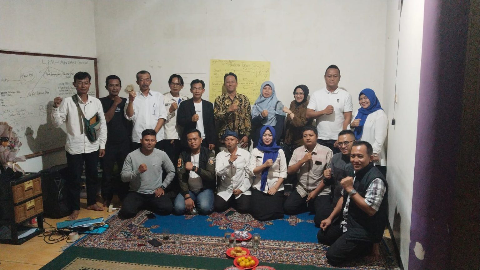 Buntut Murkanya Ketua LPM Kab Tasik, Sejumlah SKPD dan Kabag Forkopim Minta Maaf Datangi Sekretariat LPM