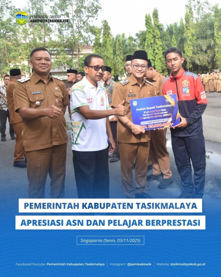 Pemkab Tasikmalaya Apresiasi ASN dan Pelajar Berprestasi