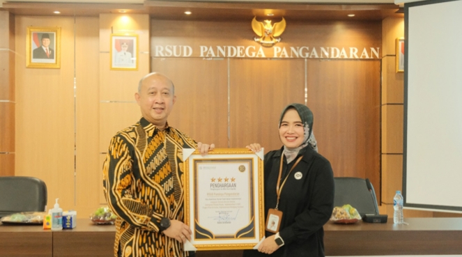 RSUD Pandega Pangandaran Raih Penghargaan BPJS Kesehatan Mendukung Inovasi Digitalisasi Layanan