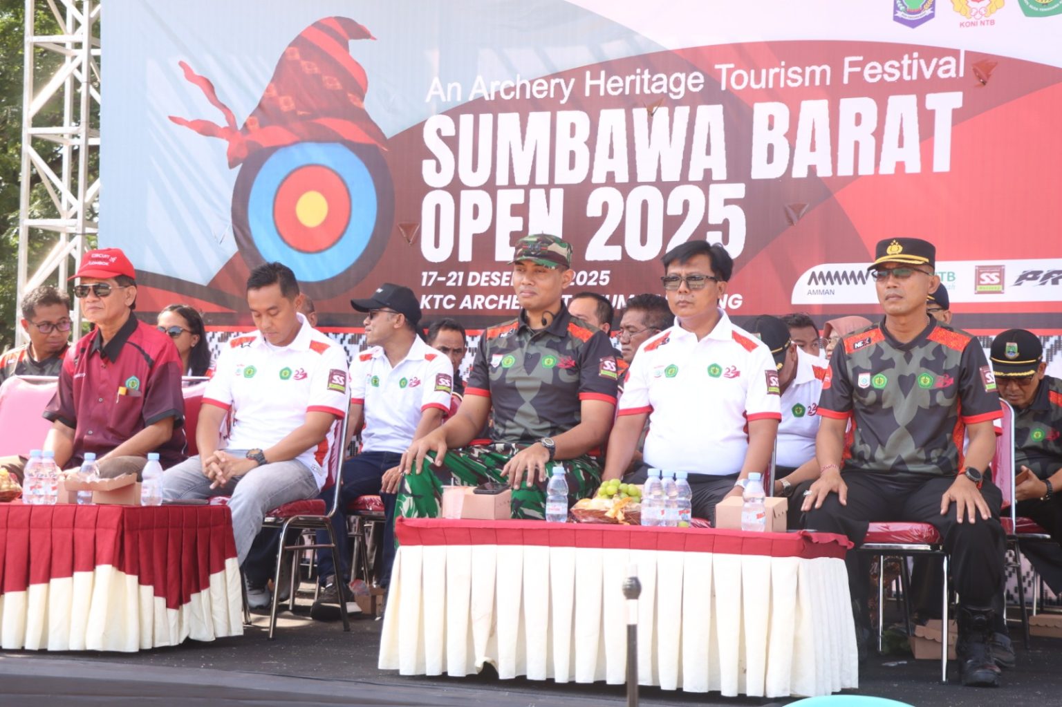 Wakapolres Sumbawa Barat Hadiri Pembukaan Lomba Memanah di KTC