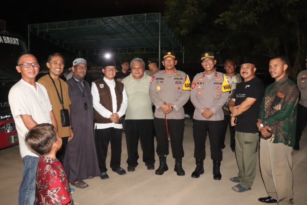 Kapolres Sumbawa Barat Bersinergi Pantau Keamanan Kegiatan Ibadah di Kecamatan Maluk