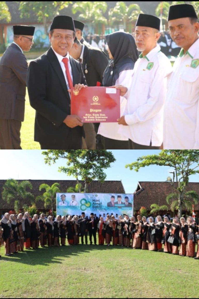 Apresiasi Dedikasi Tinggi, Bupati KSB Serahkan Satyalancana Kesetiaan pada HAB ke-80 Kemenag