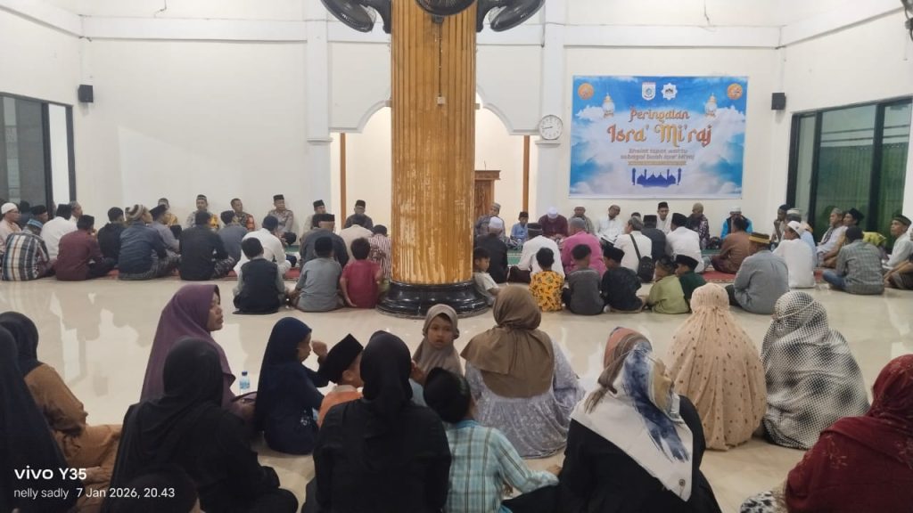 Pemdes Mantun Menggelar Peringatan Isra Mi’raj Nabi Muhammad SAW