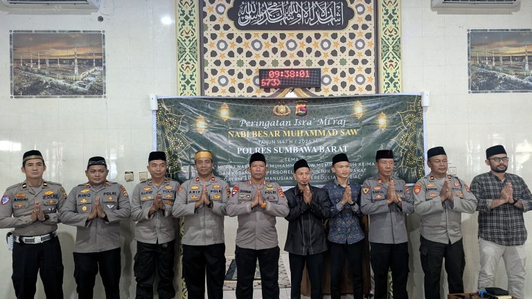 Polres Sumbawa Barat Peringati Isra’ Mi’raj Nabi Muhammad SAW 1447 H/2026 M