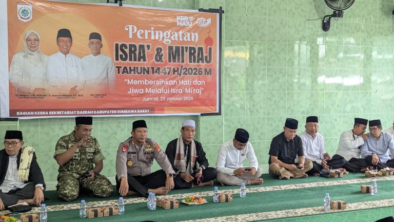 Peringatan Isra Mi’raj Nabi Muhammad SAW 1447 H /2026 M Berlangsung Khidmat di Masjid Besar Nurul Falah Taliwang
