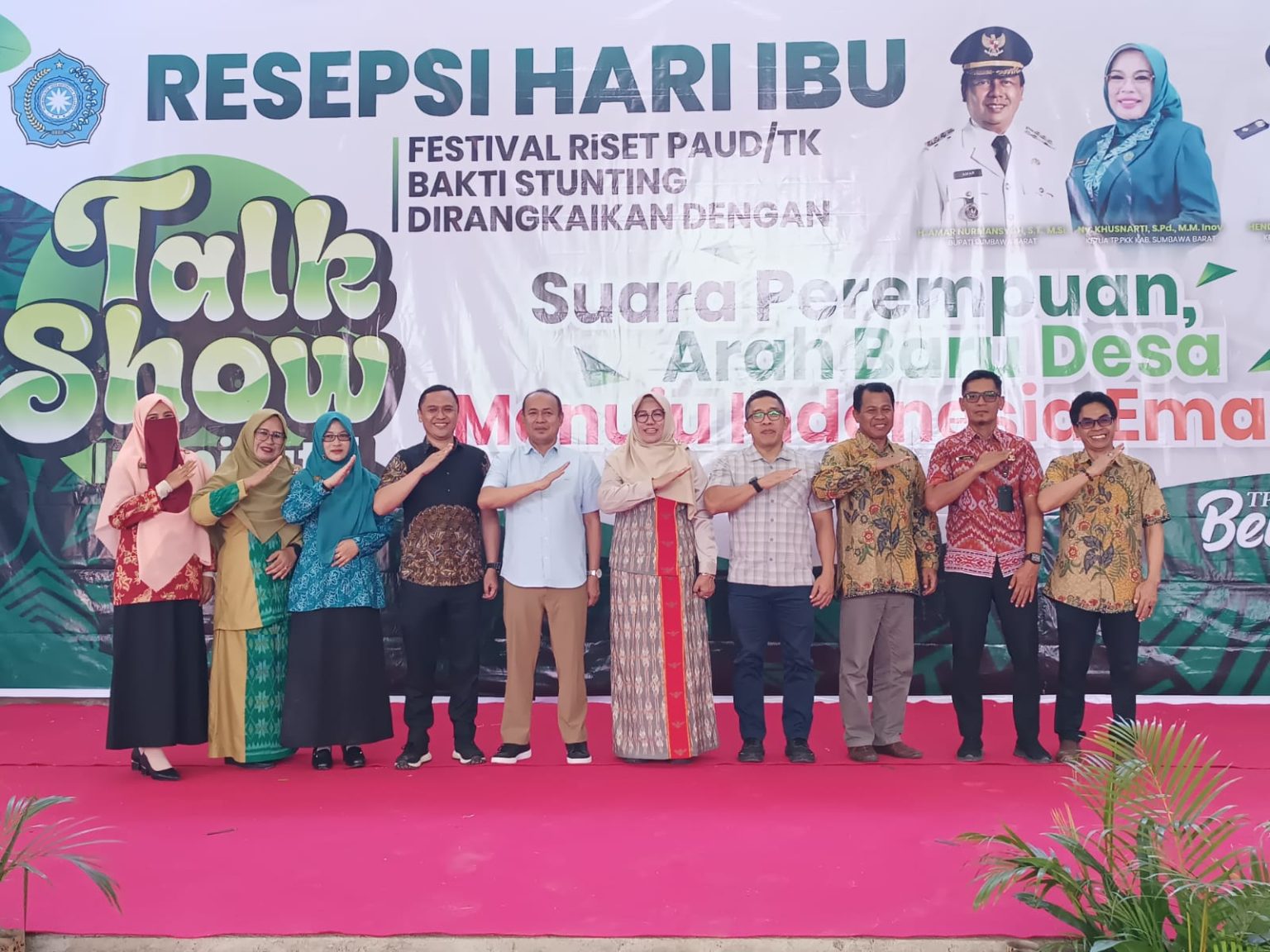 Wakil Bupati Sumbawa Barat Buka Festival Riset PAUD/TK di Desa Tepas