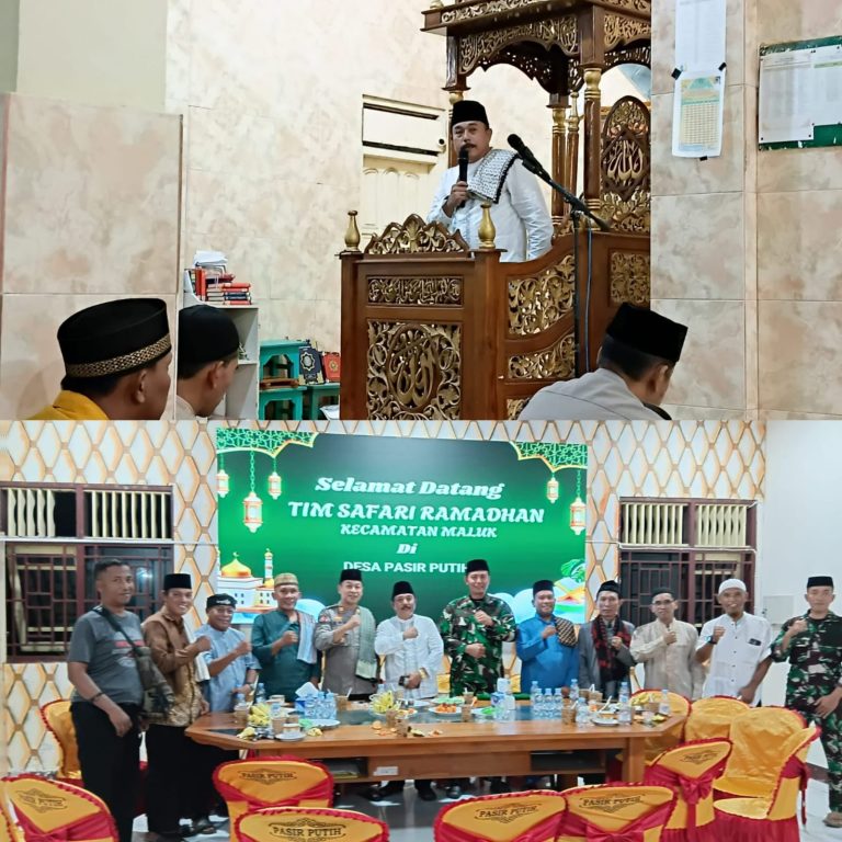 Forum Koordinasi Pimpinan Kecamatan Maluk Menggelar Sapari Ramadhan Di Masjid Nurul Iman Desa Pasir Putih