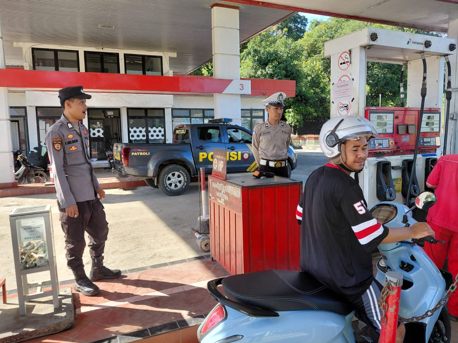 Polsek Maluk Laksanakan Monitoring Harga BBM