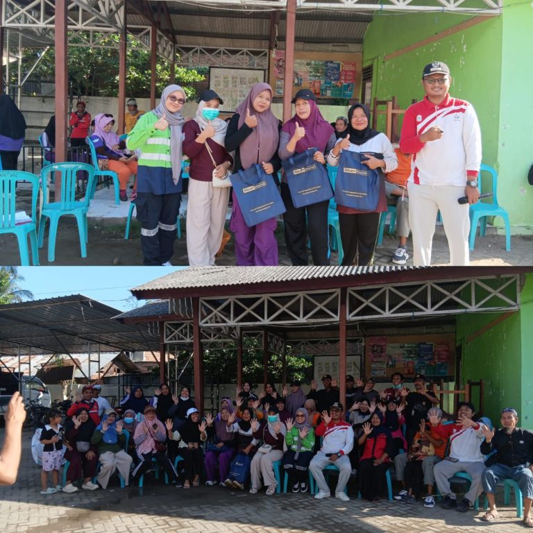 Pemdes Mantun Bersama PHMC AMNT dan Puskesmas Maluk Melaksanakan Pemberantasan Sarang Nyamuk (PSN)